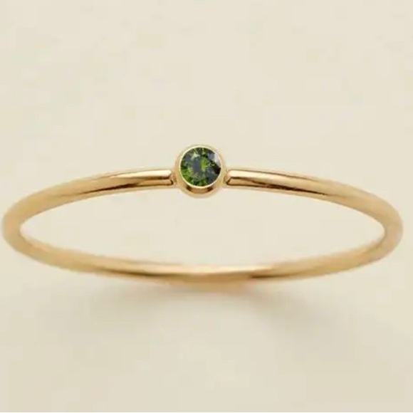 Birthstone rings stackable - Picture 4 of 8